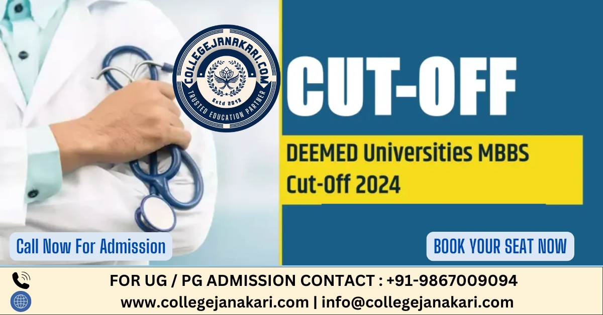 DEEMED Universities MBBS Cut-Off 2024